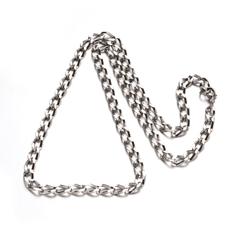 304 Stainless Steel Faceted Curb Chain Necklaces – Tarnish Resistant The Pink Bead Shop