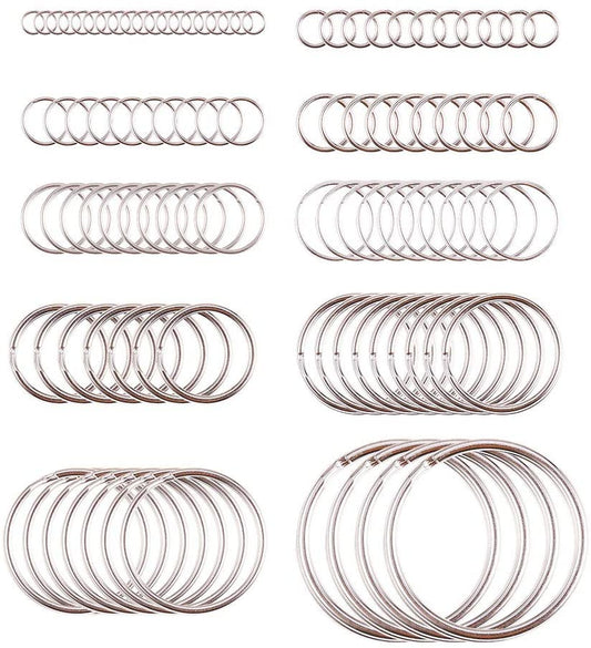 Assorted Jump Rings & Split Key Rings Set | The Pink Bead Shop Canada