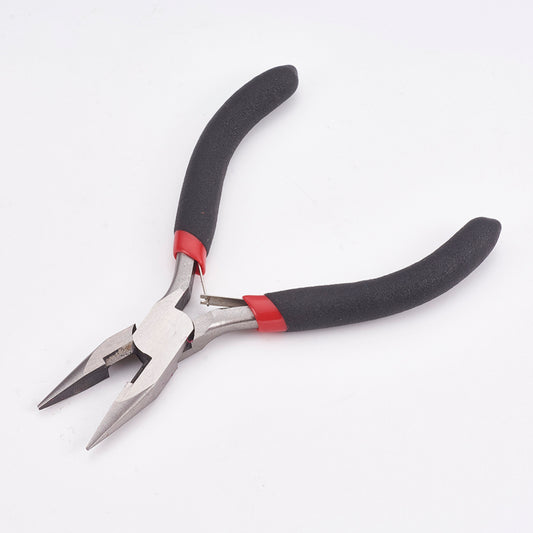 Black Needle Nose Jewelry Pliers – Carbon Steel | Precision Beading Tool | The Pink Bead Shop Canada