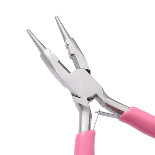 Pink Round Nose Jewelry Pliers – Carbon Steel | Wire Wrapping Tool | The Pink Bead Shop Canada
