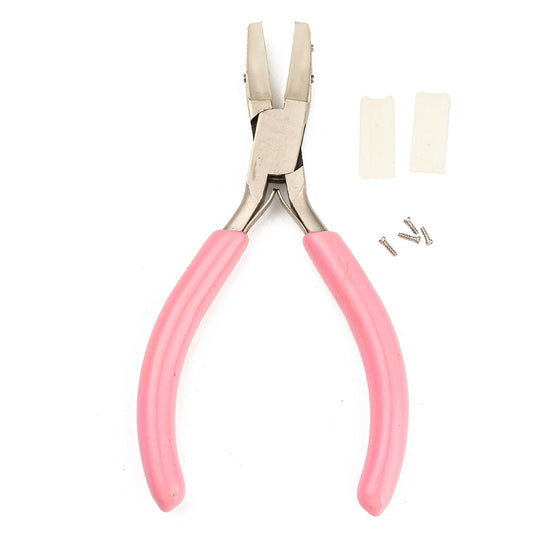 Nylon Jaw Flat Nose Pliers | Pink Jewelry Making Tools | The Pink Bead Shop Canada