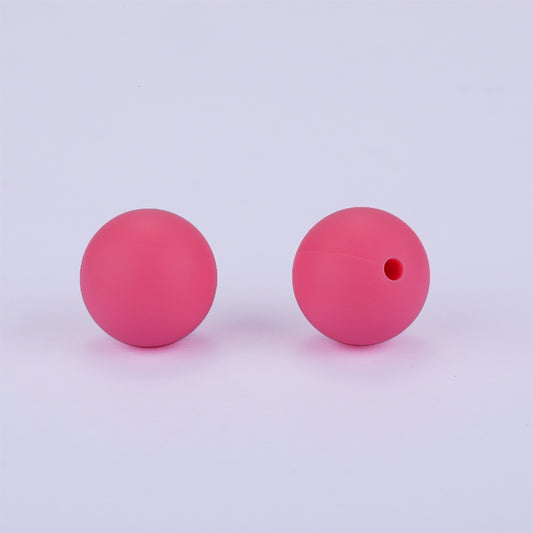 15mm Hot Pink Silicone Bead | The Pink Bead Shop Canada