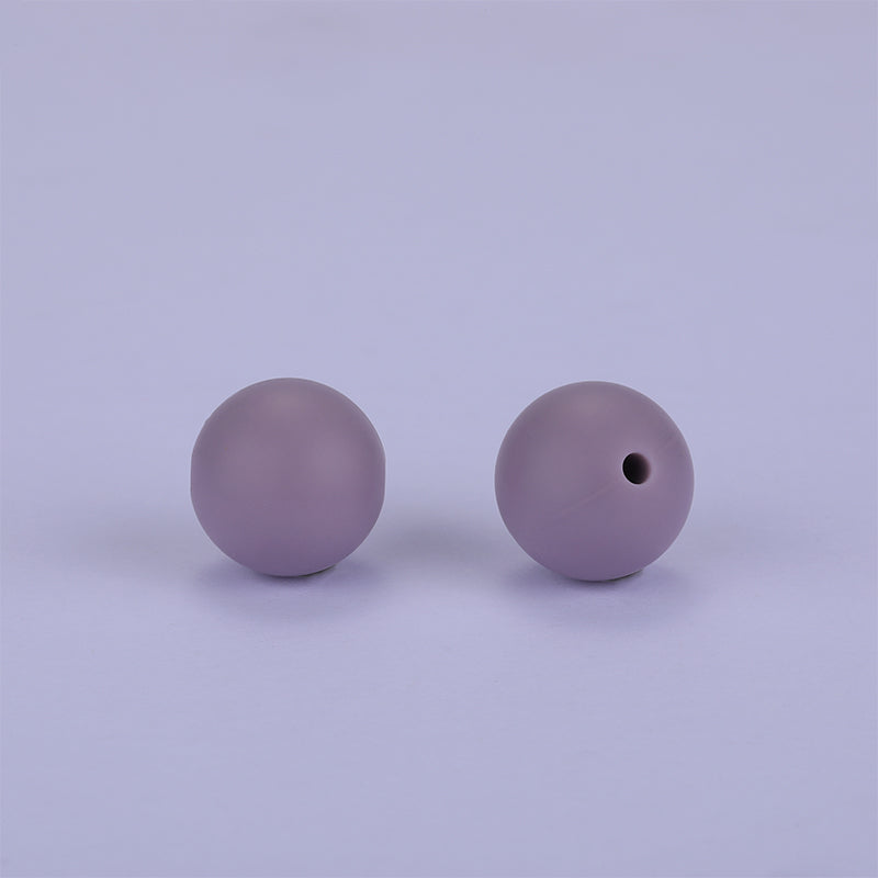 Round Silicone Focal Beads, Asst Colors Bulk