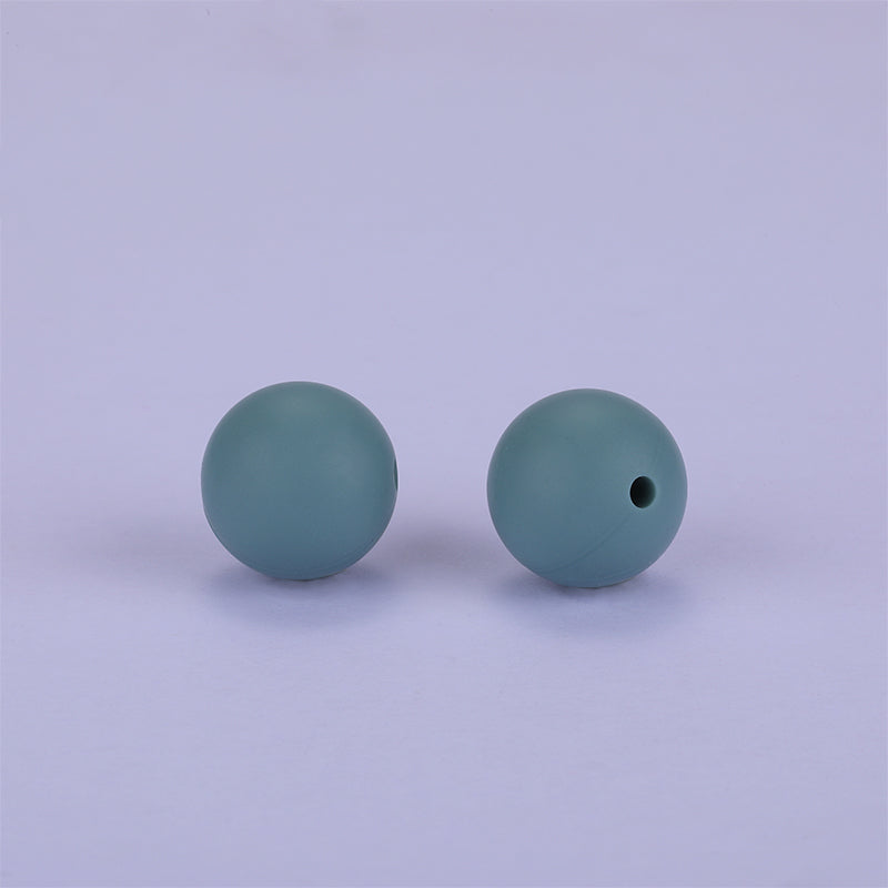 Round Silicone Focal Beads, Asst Colors Bulk