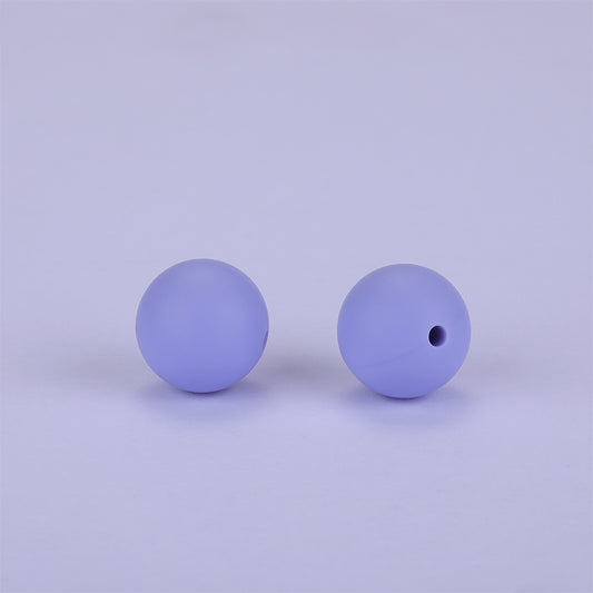 15mm Lilac Round Silicone Bead | The Pink Bead Shop Canada