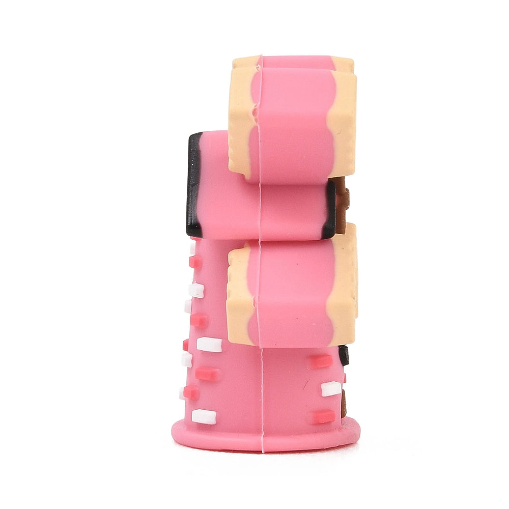 Pink Windmill Silicone Focal Beads | Silicone House Beads | The Pink Bead Shop Canada