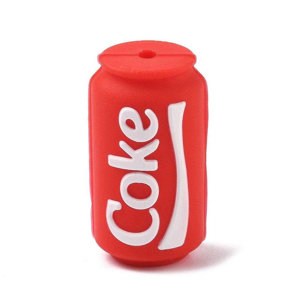 Soda Can Silicone Focal Beads – Fun Drink Theme The Pink Bead Shop