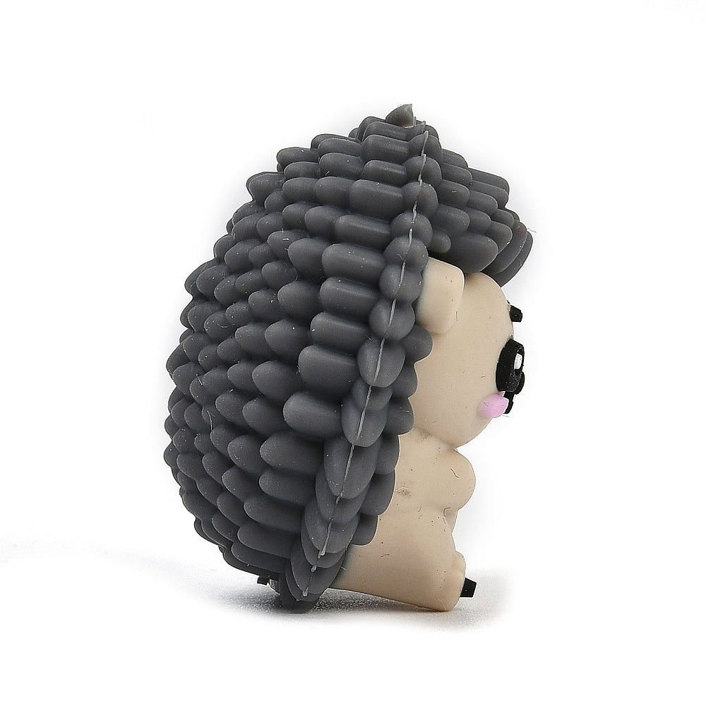 Hedgehog Silicone Focal Bead 27.5mm | The Pink Bead Shop Canada