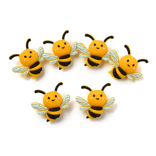Bumble Bee Silicone Focal Beads | Bee Beads | The Pink Bead Shop Canada