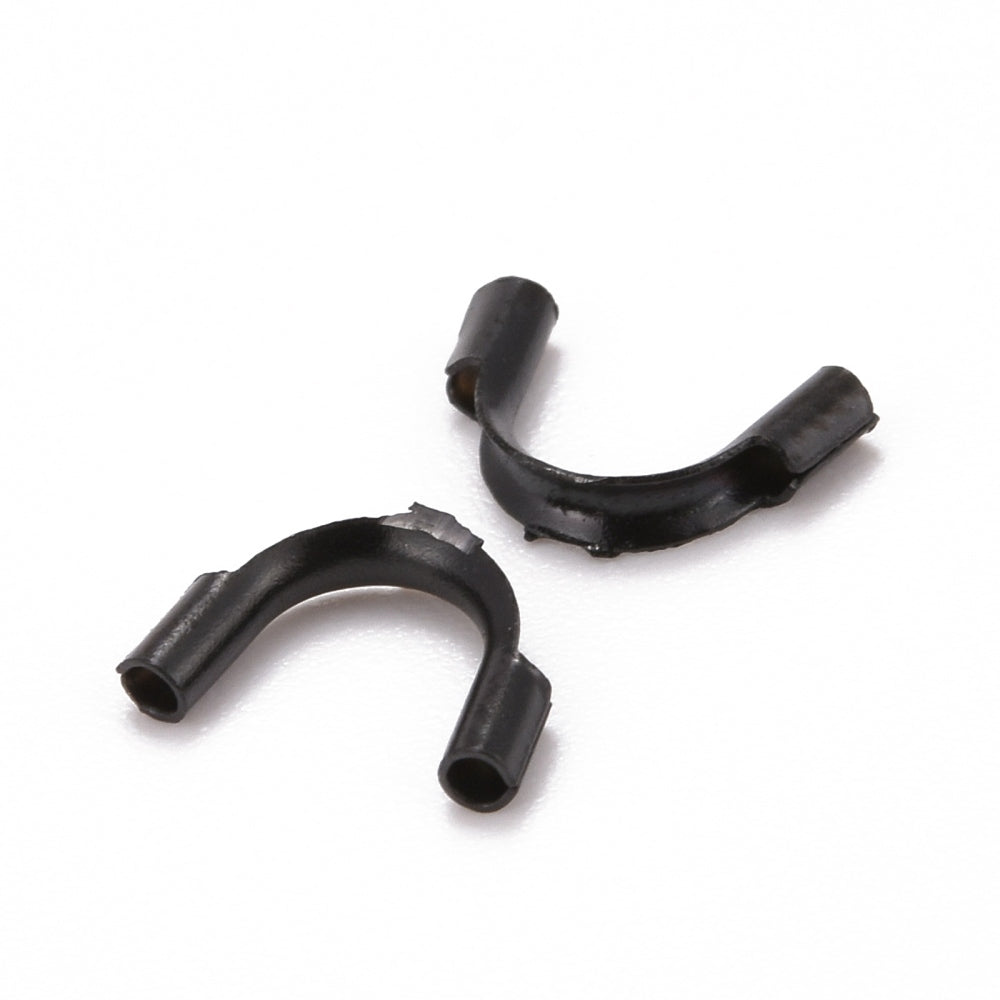 Black Ion-Plated 316 Stainless Steel Wire Guardians – 4.5mm – Pack of 20 | The Pink Bead Shop Canada
