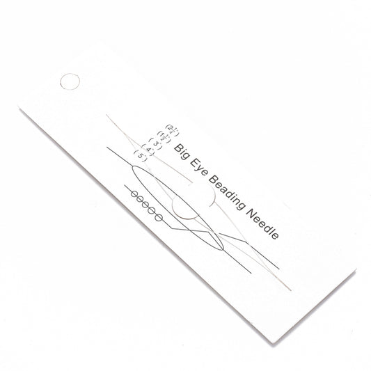 Big Eye Beading Needles – 113mm (Heavy Duty 0.4mm) | The Pink Bead Shop Canada