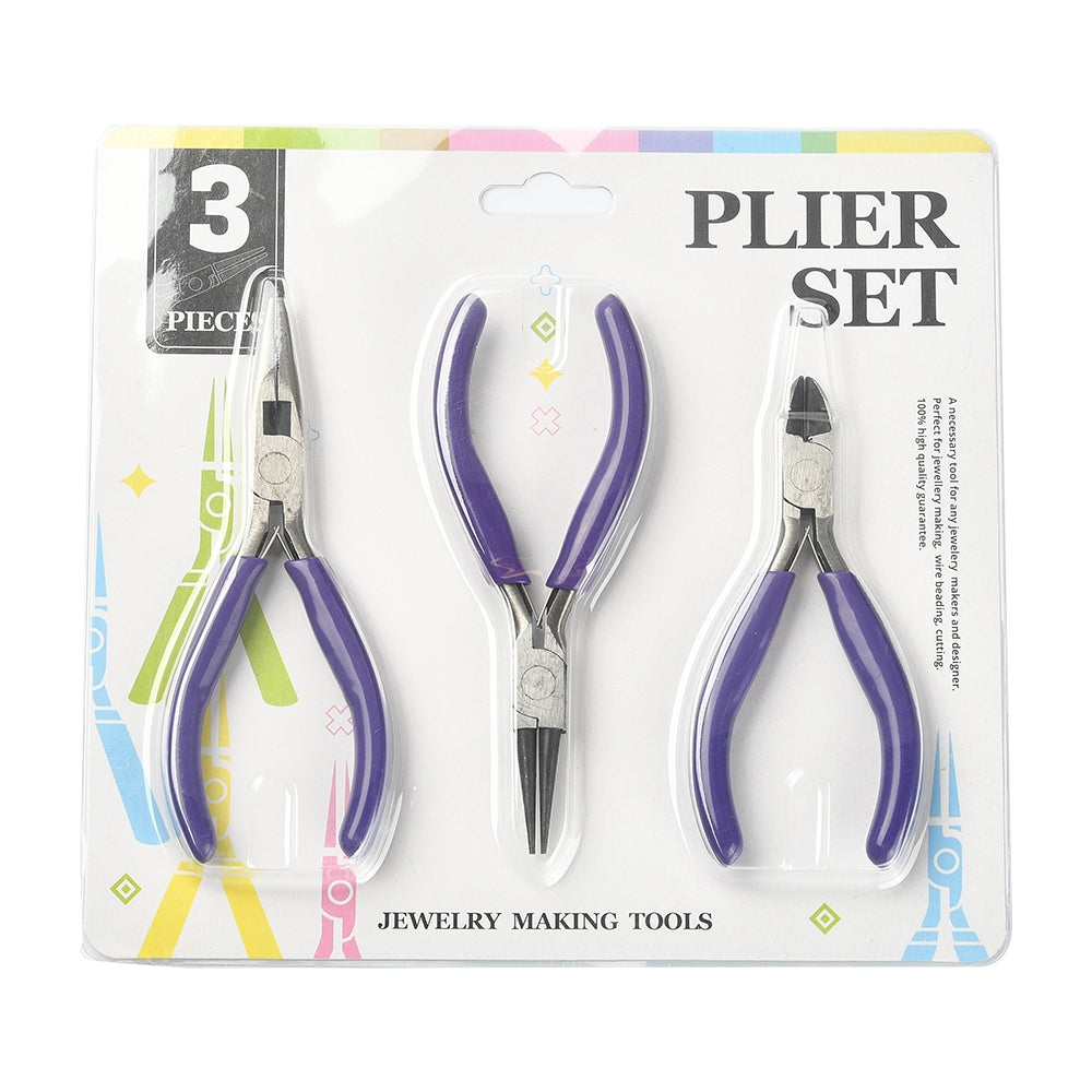 3 Piece Jewelry Plier Set | Jewelry Making Tools | The Pink Bead Shop Canada