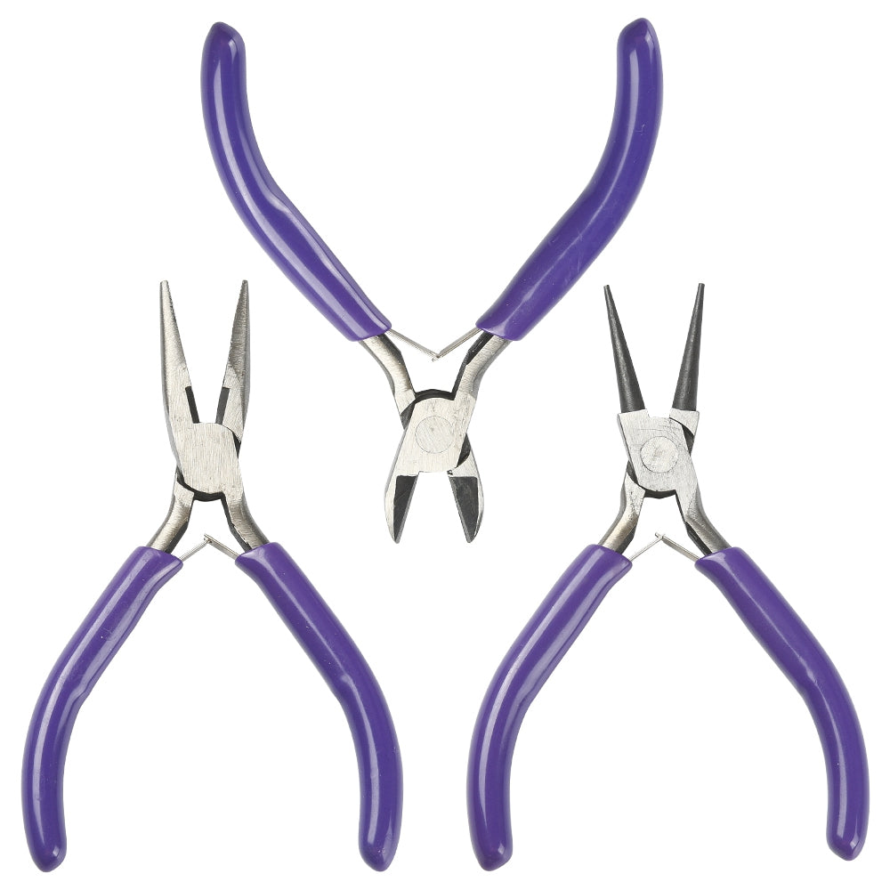 3 Piece Jewelry Plier Set | Jewelry Making Tools | The Pink Bead Shop Canada