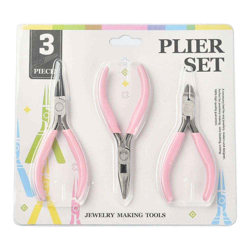 3 Piece Jewelry Plier Set | Jewelry Making Tools | The Pink Bead Shop Canada