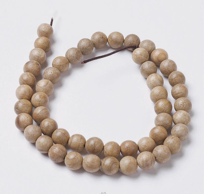Natural Burly Wood Beads – Round 7.5–8mm | The Pink Bead Shop Canada