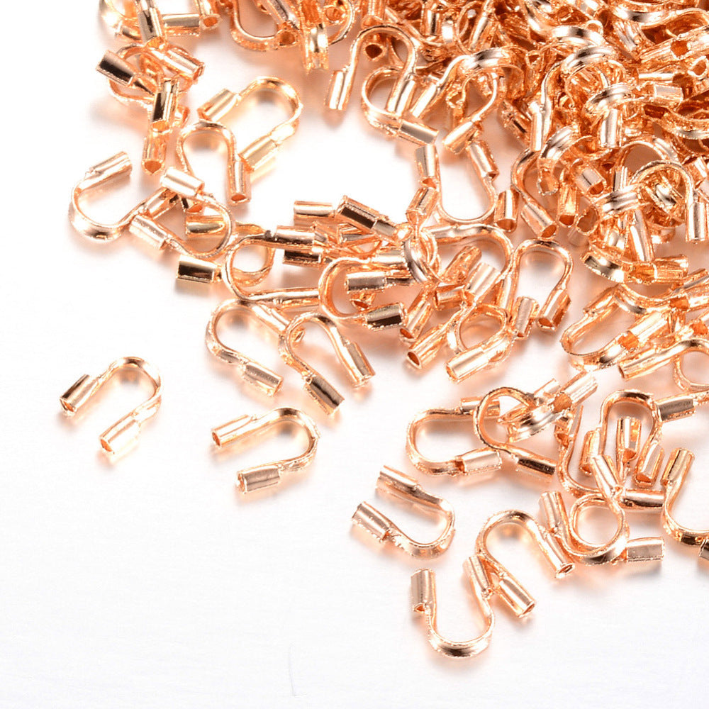 Rose Gold Brass Wire Guardians – 4.5mm – Pack of 20 | The Pink Bead Shop Canada