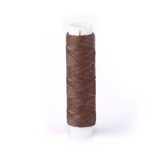 0.65mm Round Waxed Polyester Cord – Camel – 20 Metre Roll | The Pink Bead Shop Canada