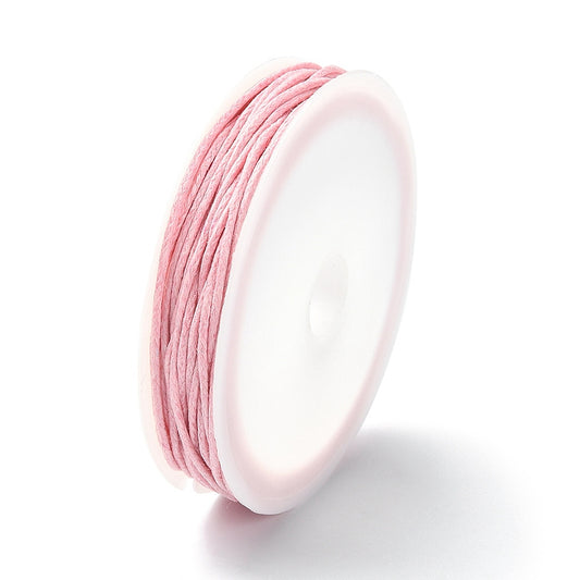 6.8M Waxed Cotton Cord – 1mm Multi-Color Multi-Ply Round Macrame & Jewelry Cord | The Pink Bead Shop Canada