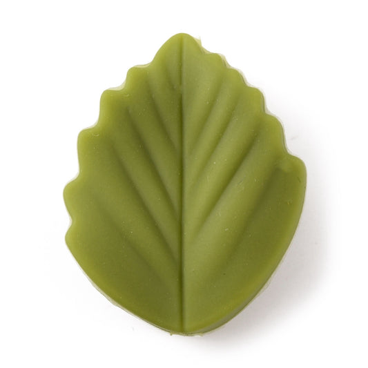 Leaf Silicone Beads