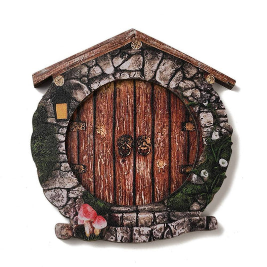 Miniature Wooden Garden Door, for Fairy Gardens