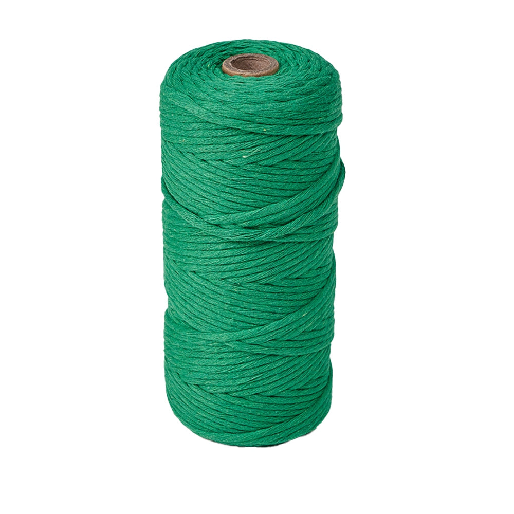Cotton Macrame Cord 3mm Green