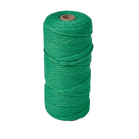 Cotton Macrame Cord 3mm Green