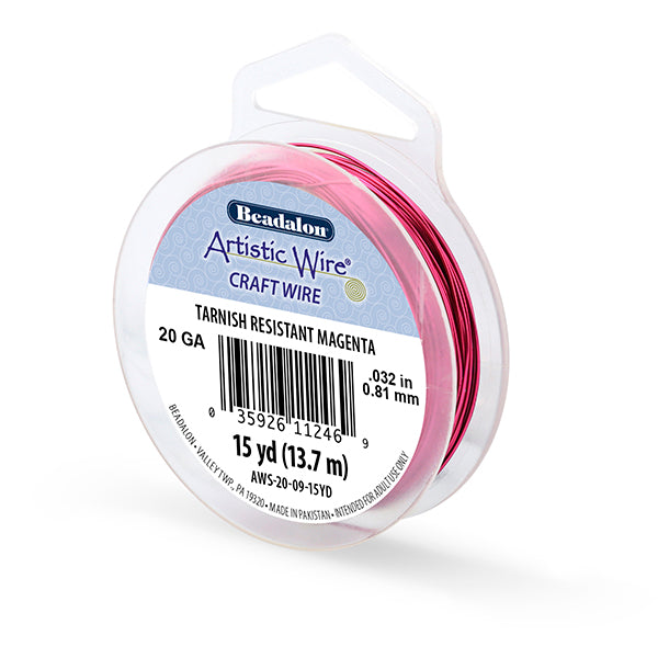Artistic Wire 20GA – Assorted Colours The Pink Bead Shop
