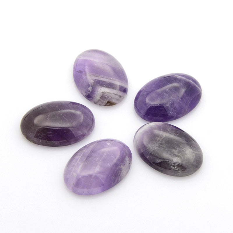 Gemstone Cabochons 18mm wide, 25mm long, 8.5mm thick. 2 Pack