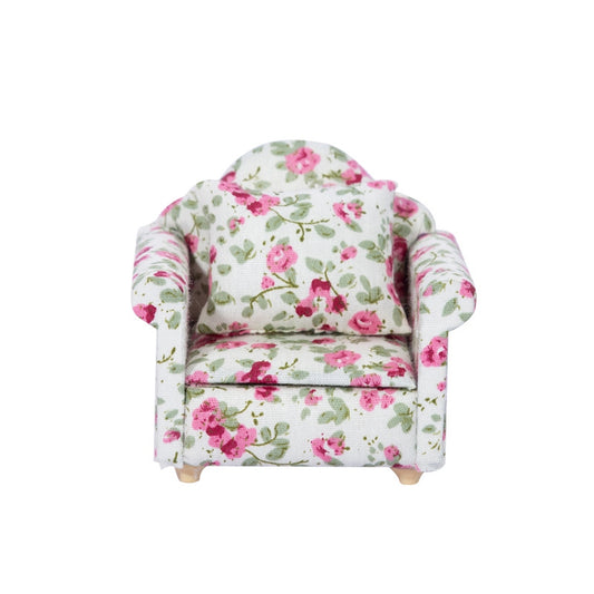 Flower Pattern Sofa Miniature Ornaments, Micro Landscape Fairy Garden Accesories