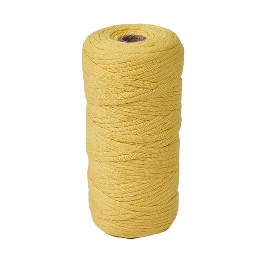 Cotton Macrame Cord 3mm Light Khaki 100m
