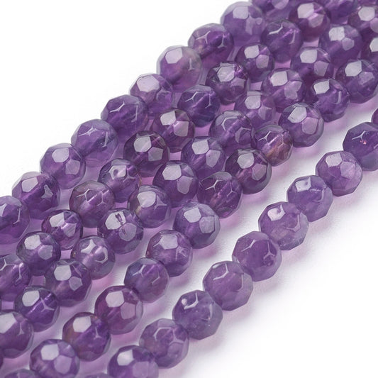 Amethyst 4mm Faceted round