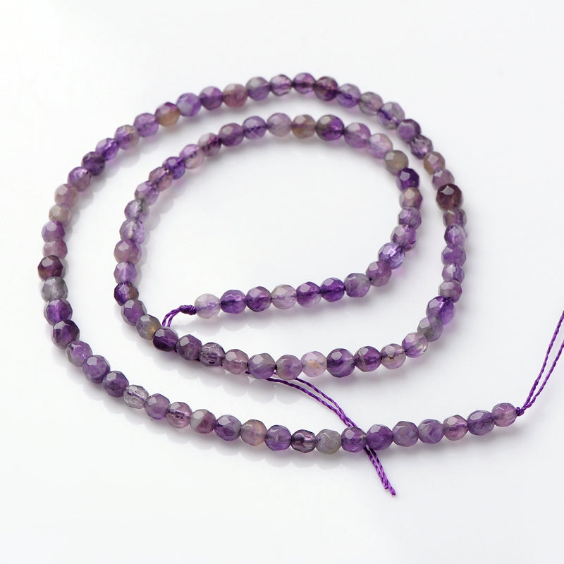 Amethyst 4mm Faceted round
