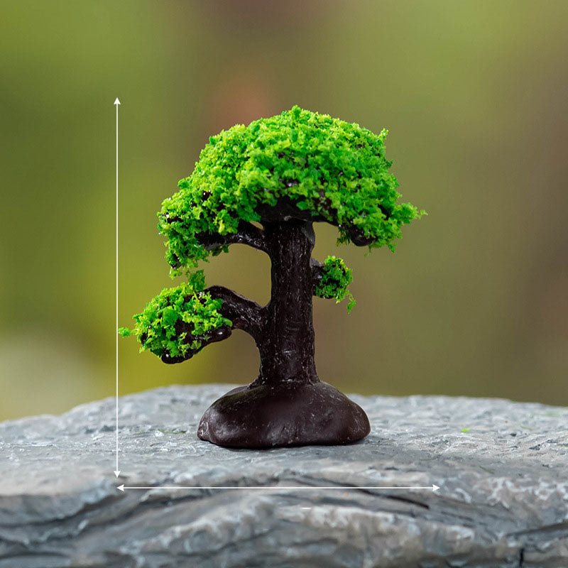 Resin Tree Mini Model, Micro Landscape Fairy Garden Accessories