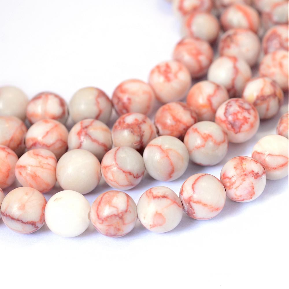 Natural Red Netstone Round Bead Strands Size: about 4~4.5mm