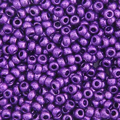 Czech Seed Beads 8/0 – Metallic Purple (22g Vial) | The Pink Bead Shop Canada