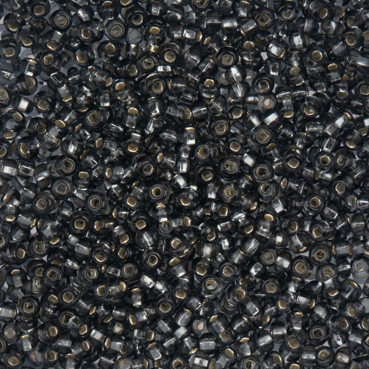 Czech Seed Beads Size 8/0 – S/L Grey – 22g Vial | The Pink Bead Shop Canada