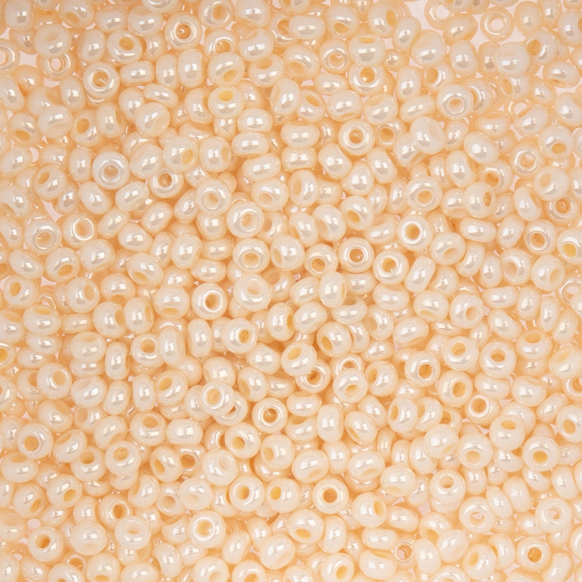 Czech Seed Beads Size 8/0 Eggshell – 22g Vial | The Pink Bead Shop Canada