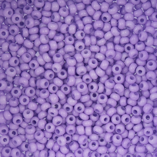 Czech Seed Beads 8/0 – Dyed Chalk Purple (22g Vial) | The Pink Bead Shop Canada