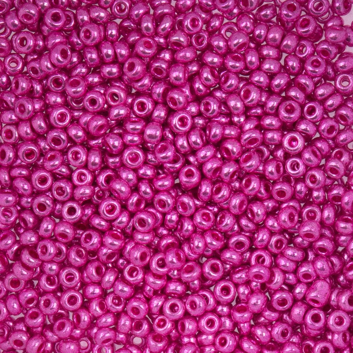 Czech Seed Beads Size 8/0 Metallic Light Copper – 22g Vial | The Pink Bead Shop Canada