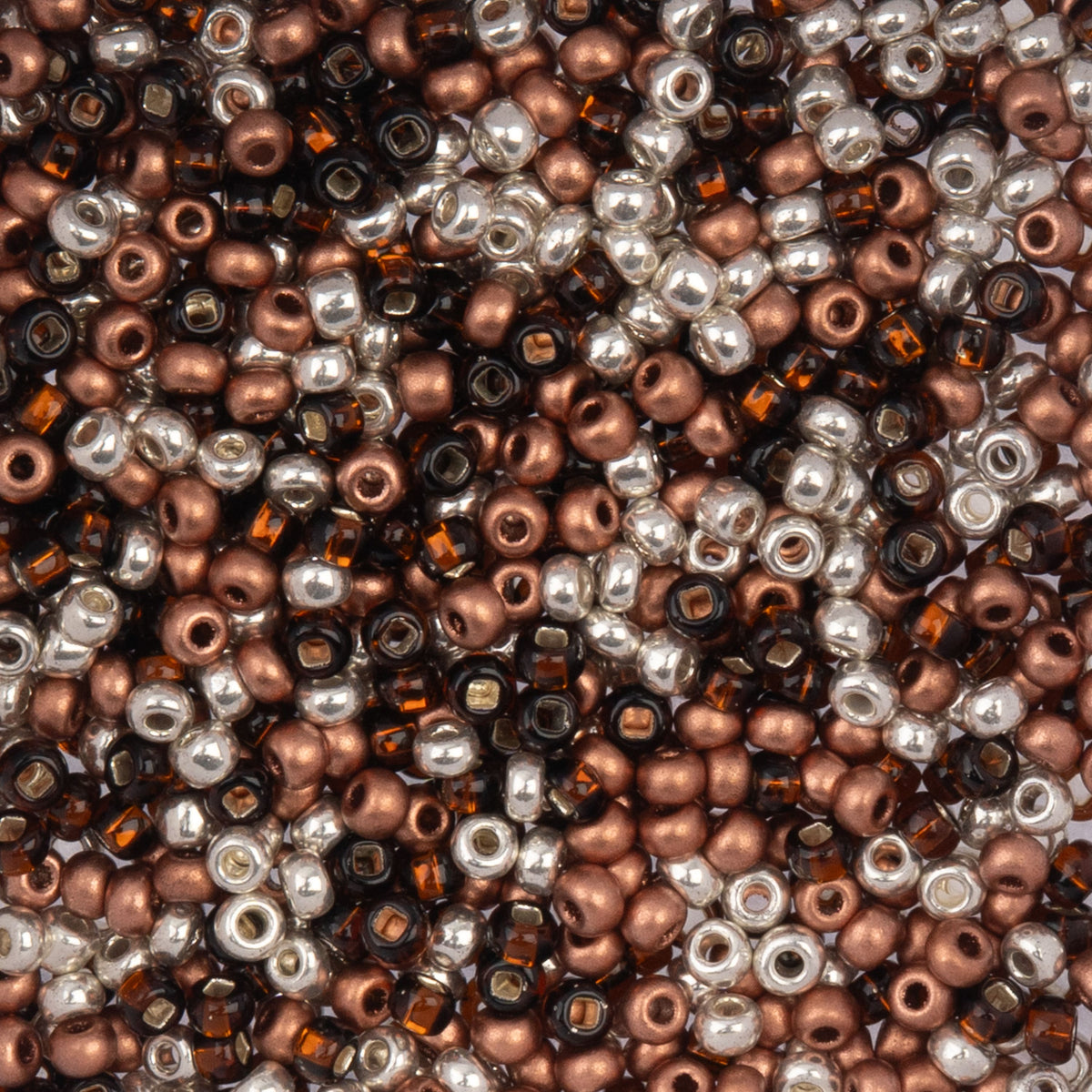Czech Seed Beads Size 8/0 Honey Apricot Mix – 22g Vial | The Pink Bead Shop Canada
