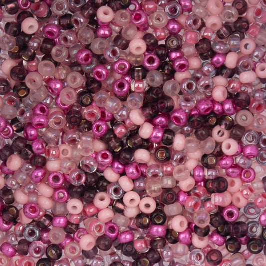 Czech Seed Beads 8/0 Purple Passion Mix – Approx. 22g Vial | The Pink Bead Shop Canada