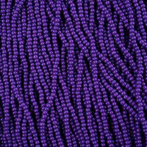 Czech Seed Bead 10/0 Terra Intensive Purple Strung 20 Gram Hank | The Pink Bead Shop Canada