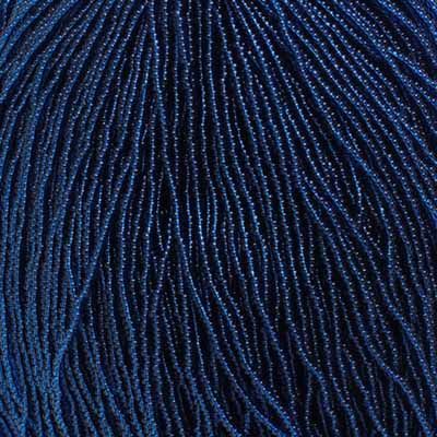 Czech Seed Bead 11/0 Montana Shiny Strung Hank 18 Grams | The Pink Bead Shop Canada