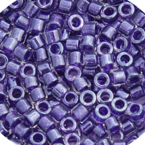 Miyuki Delica 11/0 5.2g Vial Amethyst Sparkle Crystal Lined 0923V