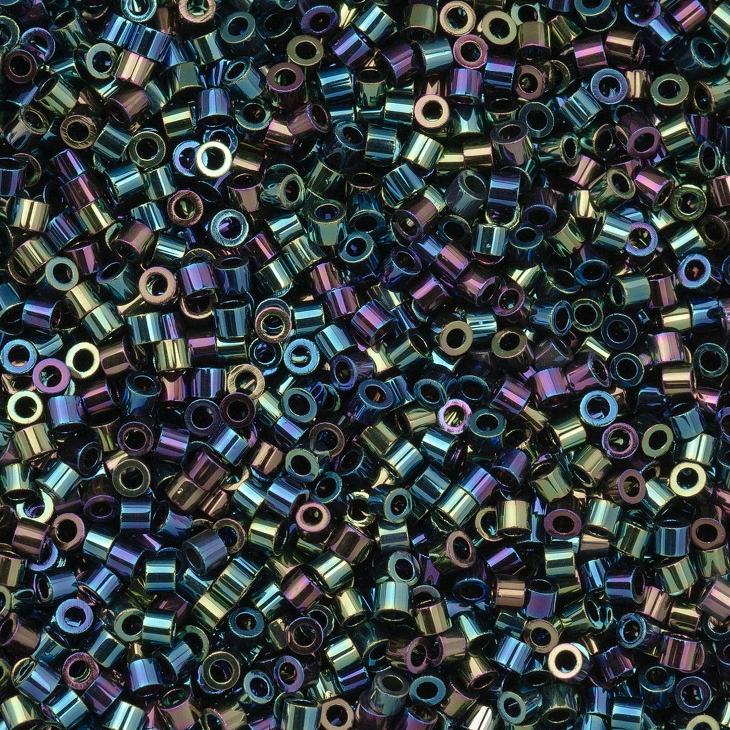 Cylin Beads 11/0 – Black AB (25g Bag) The Pink Bead Shop
