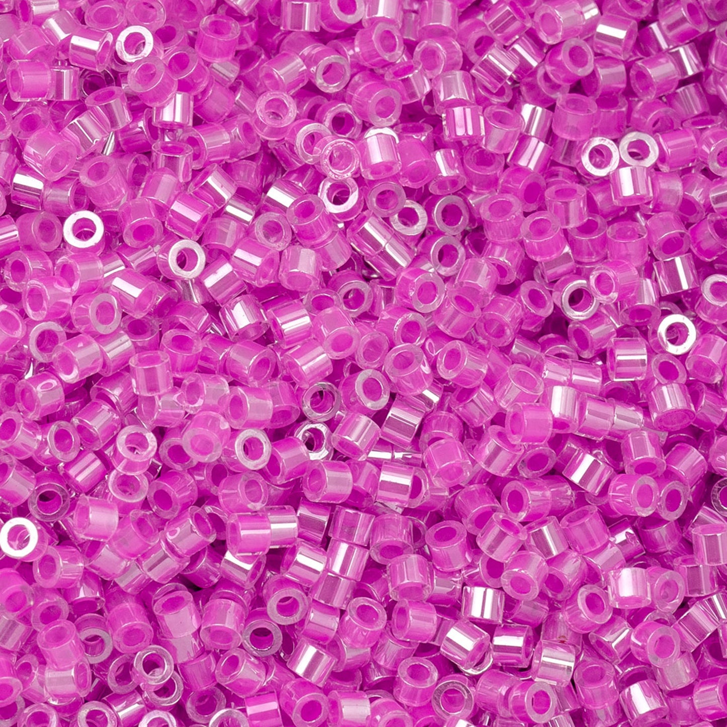 Cylin Beads 11/0 – Orchid Glow AB Lined (25g Bag) The Pink Bead Shop