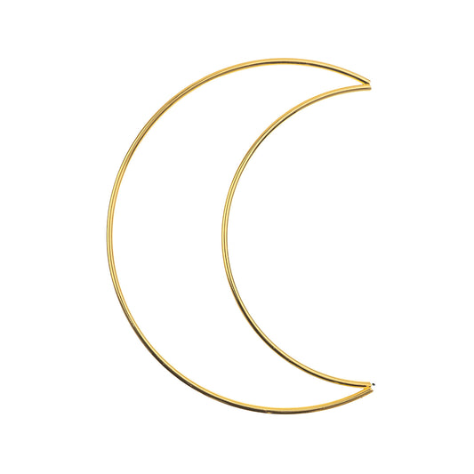 Metal Shapes Moon 1pc 150mm Iron for Suncatchers, Macrame, Mobiles