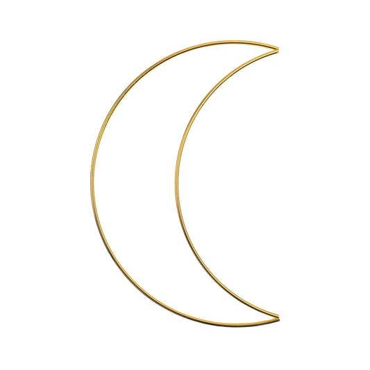 Metal Shapes Moon 1pc 200mm Iron for Suncatchers, Macrame, Mobiles