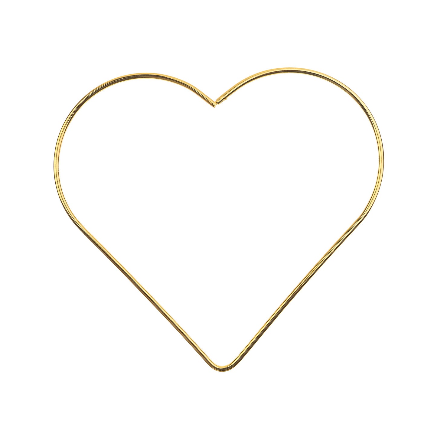 Metal Shapes Heart 1pc 150mm Iron for Macrame, Suncatchers, Mobiles
