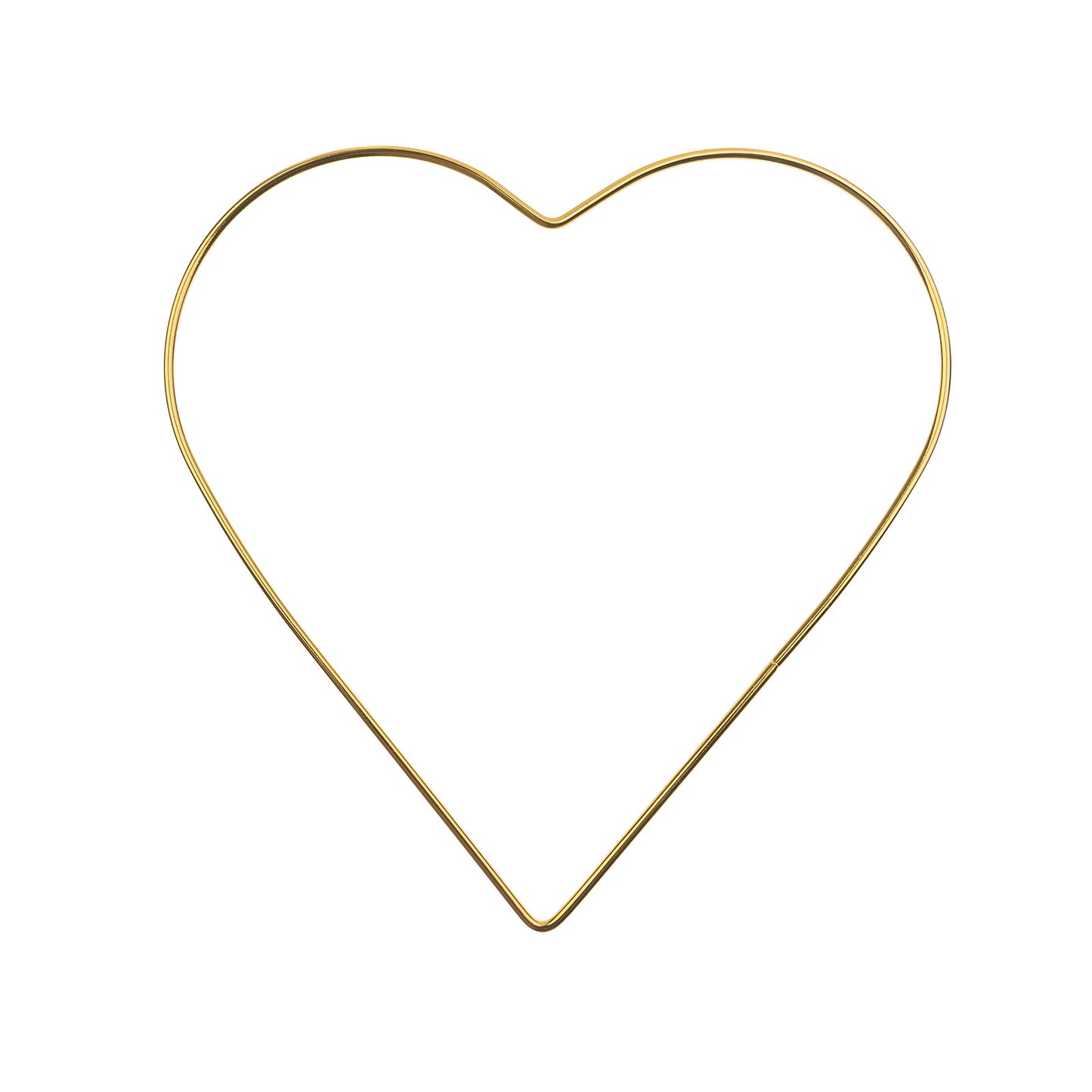 Metal Shapes Heart 1pc 200mm Iron for Macrame, Suncatchers, Mobiles